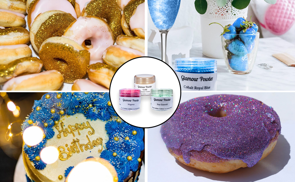 100% Edible Glitter Dust, Edible Dust for Food and Drink